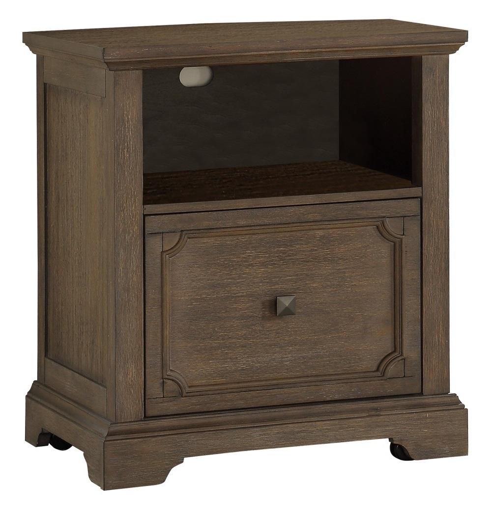 Toulon File Cabinet in Wire-Brushed 5438-18 - Furniture 4 Less Outlet (Salinas,CA)