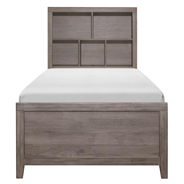 Woodrow 3pc Set Twin Wall Bed (TB+2PNS) - Furniture 4 Less Outlet (Salinas,CA)