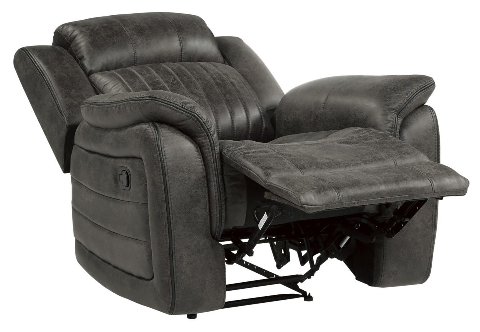 Centeroak Reclining Chair in Gray 9479BRG-1 - Furniture 4 Less Outlet (Salinas,CA)
