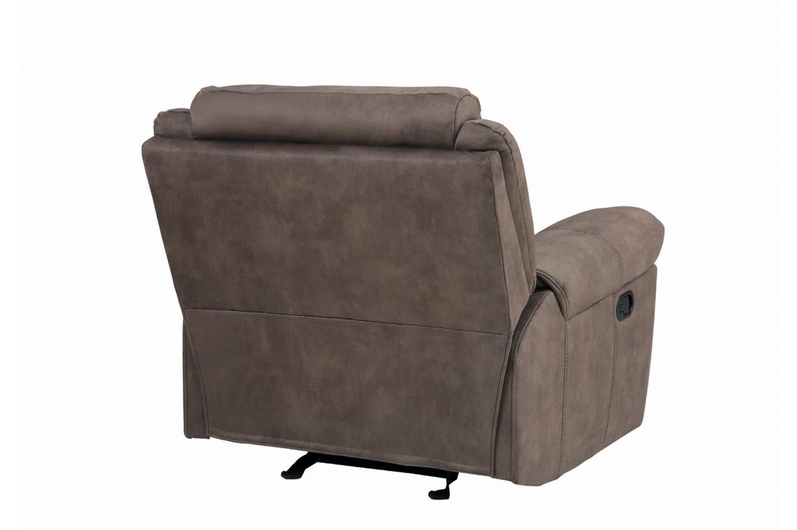 Aram Glider Reclining Chair in Dark Brown 8206NF-1 - Furniture 4 Less Outlet (Salinas,CA)