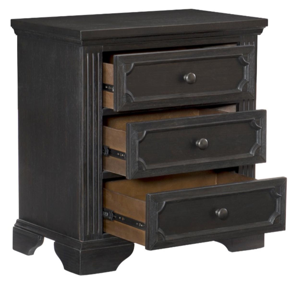 Bolingbrook Nightstand in Coffee 1647-4 - Furniture 4 Less Outlet (Salinas,CA)