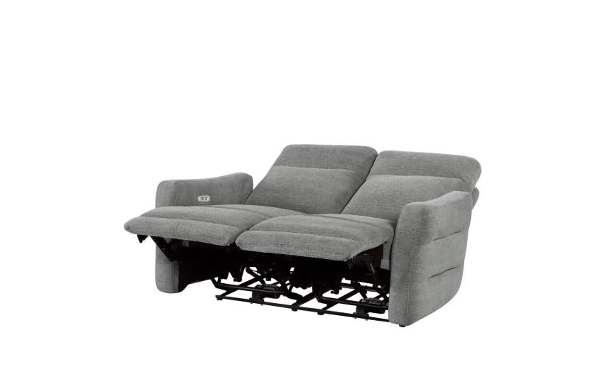Edition Power Double Lay Flat Reclining Loveseat in Dove Grey 9804DV-2PWH - Furniture 4 Less Outlet (Salinas,CA)