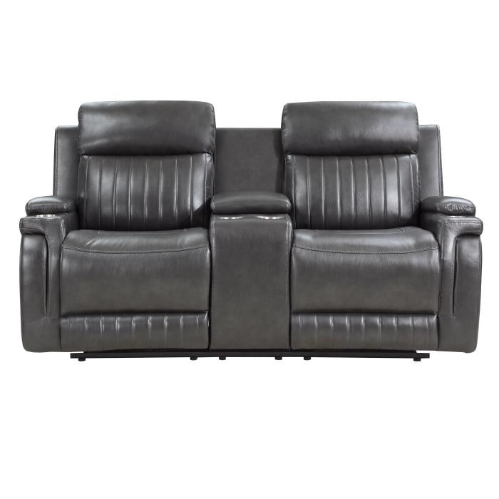 9456DG-2 - Double Reclining Love Seat with Center Console - Furniture 4 Less Outlet (Salinas,CA)