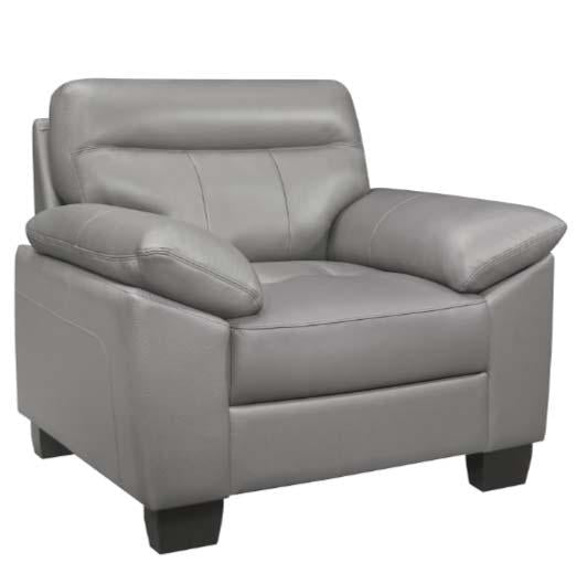 Denizen Chair in Gray 9537GRY-1 - Furniture 4 Less Outlet (Salinas,CA)