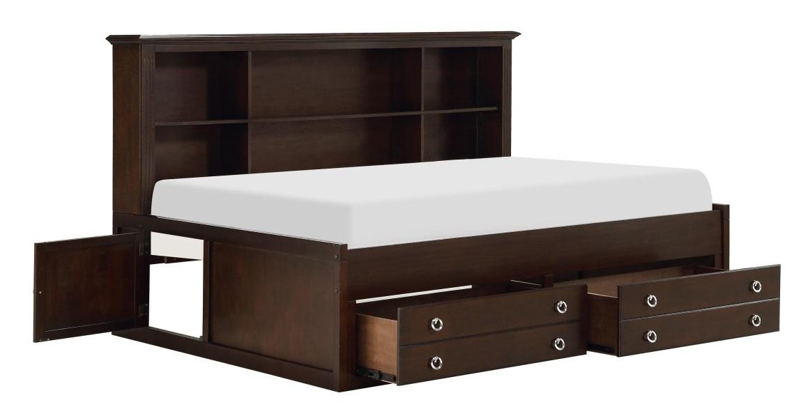 Meghan Twin Lounge Storage Bed in Espresso - Furniture 4 Less Outlet (Salinas,CA)