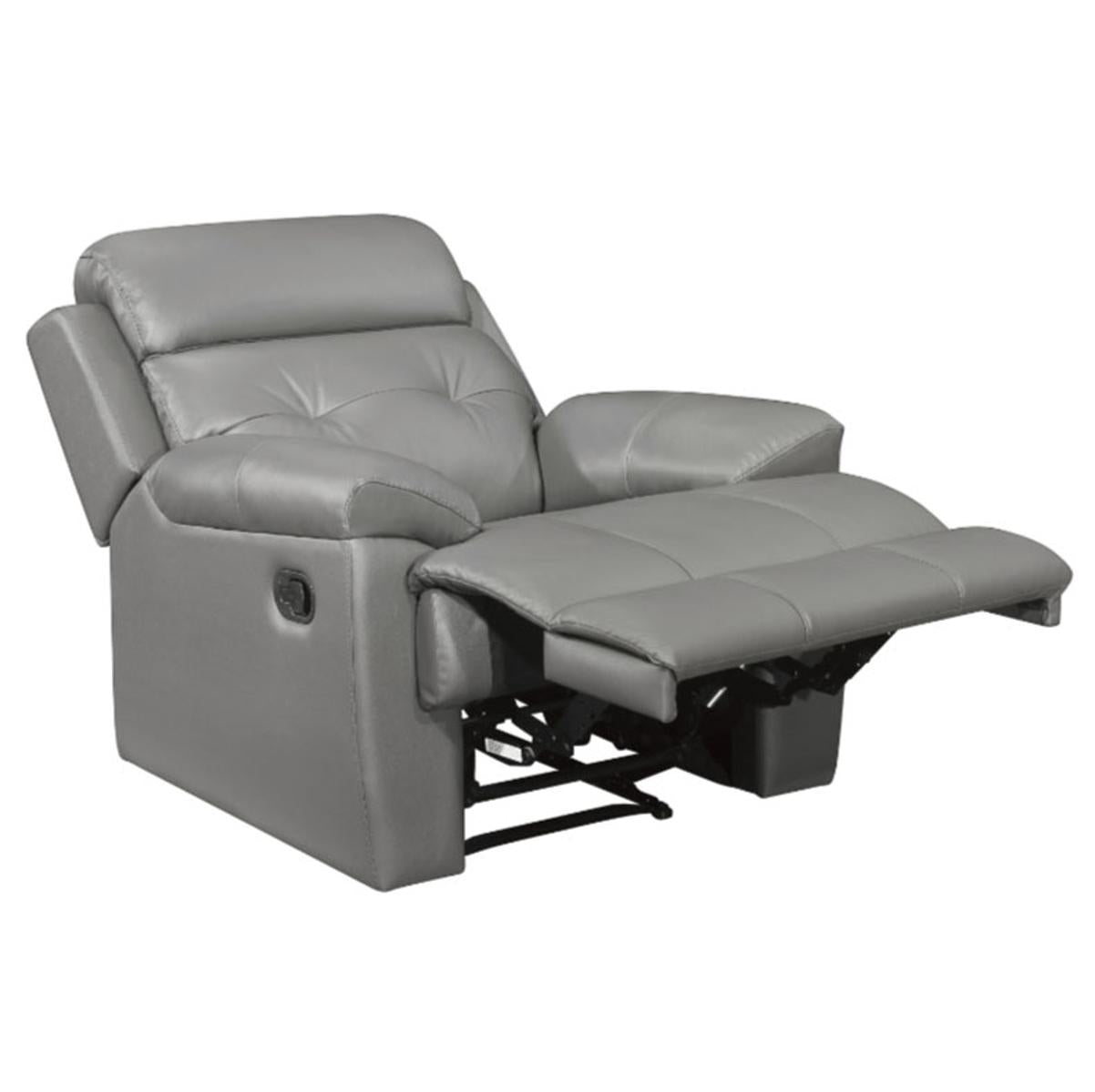 Lambent Double Reclining Chair in Gray - Furniture 4 Less Outlet (Salinas,CA)