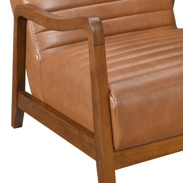 1226BRW-1-Seating Accent Chair - Furniture 4 Less Outlet (Salinas,CA)