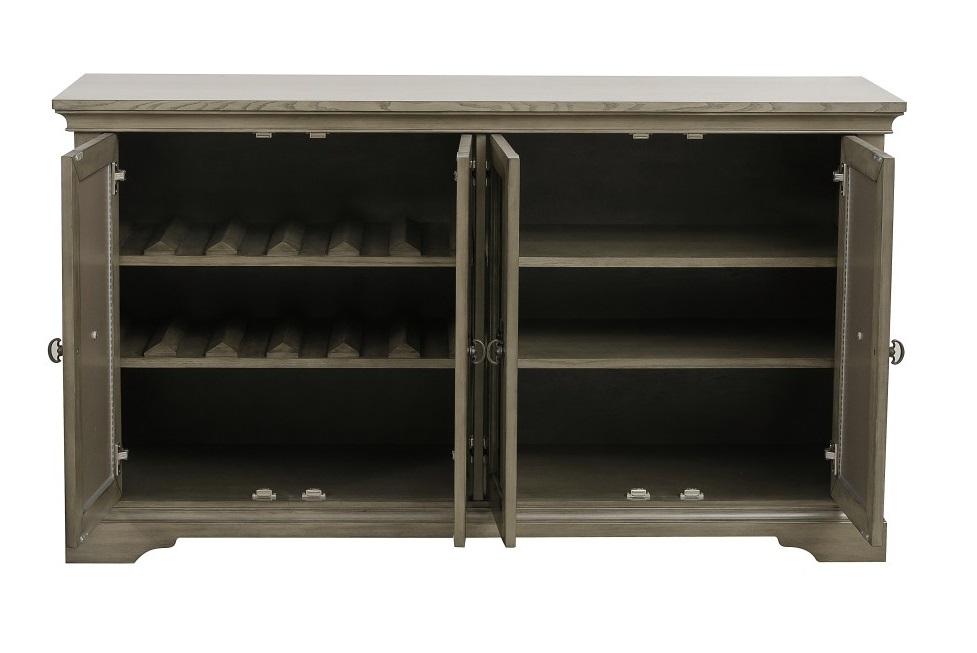 Vermillion Server in Gray 5442-40 - Furniture 4 Less Outlet (Salinas,CA)