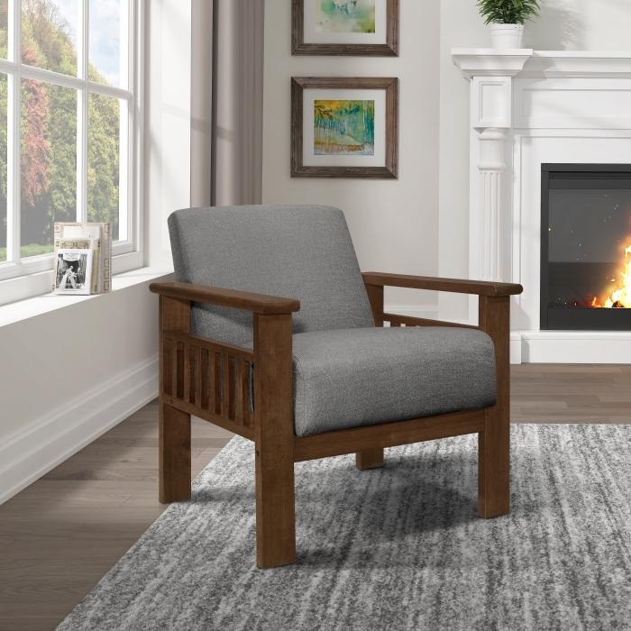 Helena Accent Chair with Storage Arms - Furniture 4 Less Outlet (Salinas,CA)