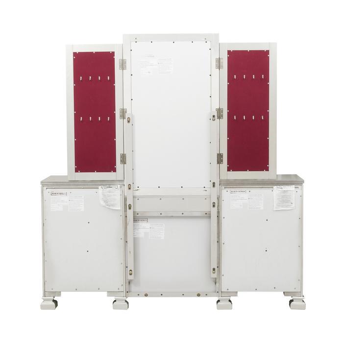 Bevelle (4)Vanity Dresser with Mirror - Furniture 4 Less Outlet (Salinas,CA)
