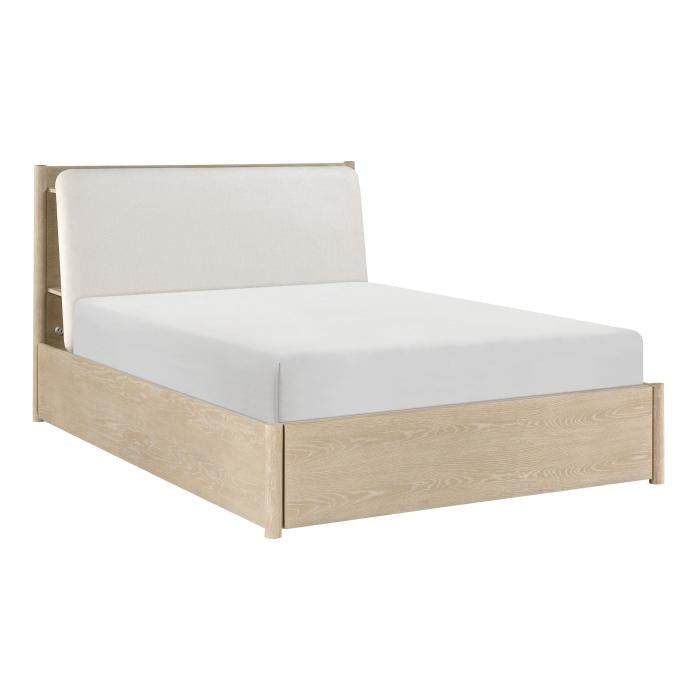 1313NK-1EK-Bedroom (3) Eastern King Platform Bed with Footboard Storage - Furniture 4 Less Outlet (Salinas,CA)