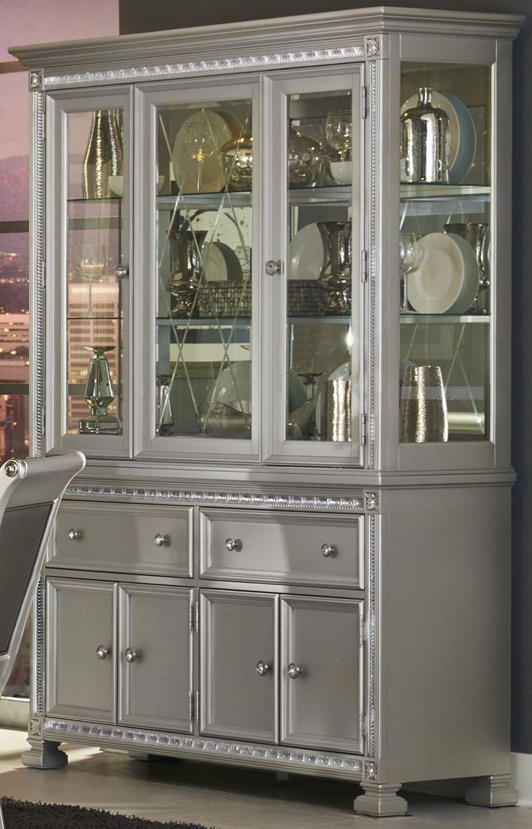 Bevelle Buffet in Silver 1958-55 - Furniture 4 Less Outlet (Salinas,CA)