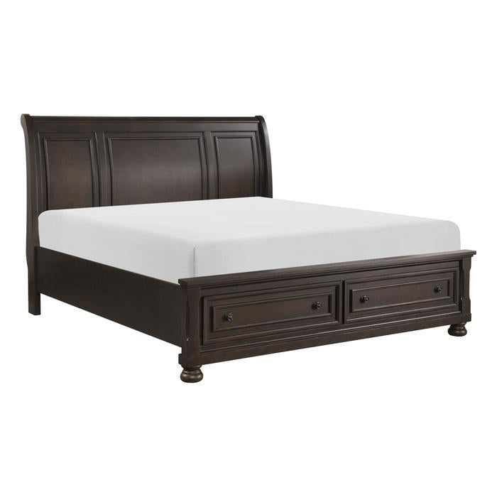 Begonia (3)California King Platform Bed with Footboard Storage - Furniture 4 Less Outlet (Salinas,CA)