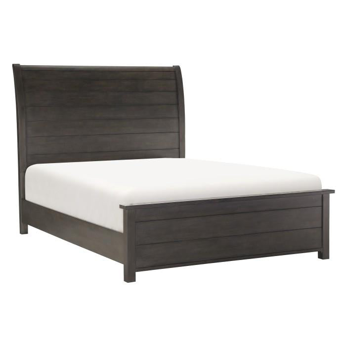 Hebron (3) Queen Sleigh Bed - Furniture 4 Less Outlet (Salinas,CA)