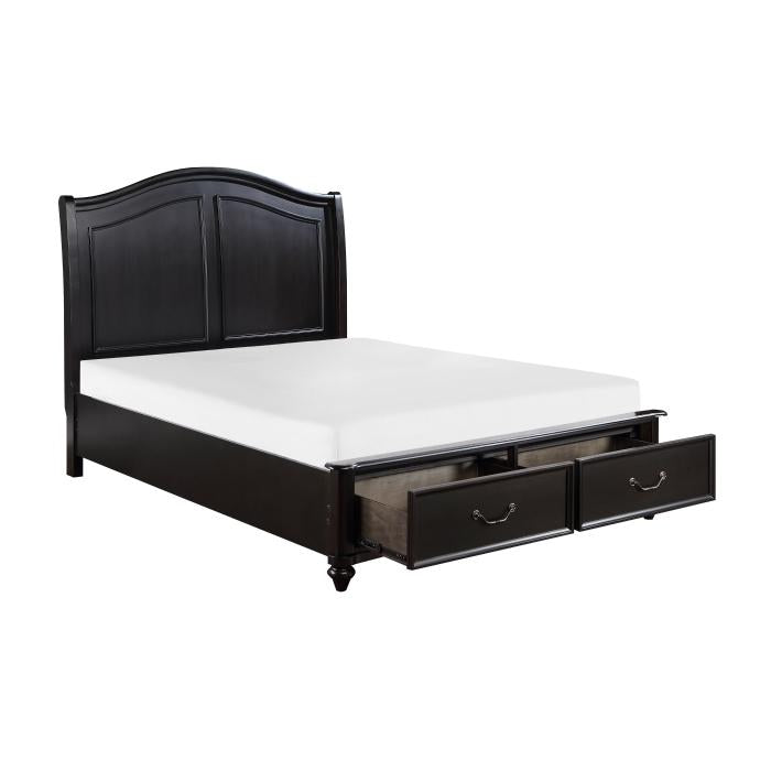 Herman (3) Queen Platform Bed with Footboard Storage - Furniture 4 Less Outlet (Salinas,CA)
