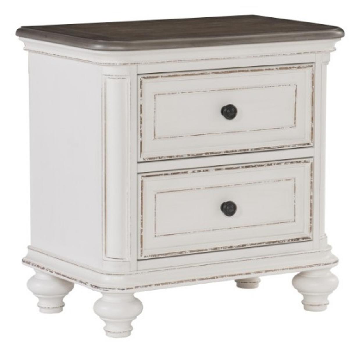 Baylesford Nightstand in Two Tone 1624W-4 - Furniture 4 Less Outlet (Salinas,CA)