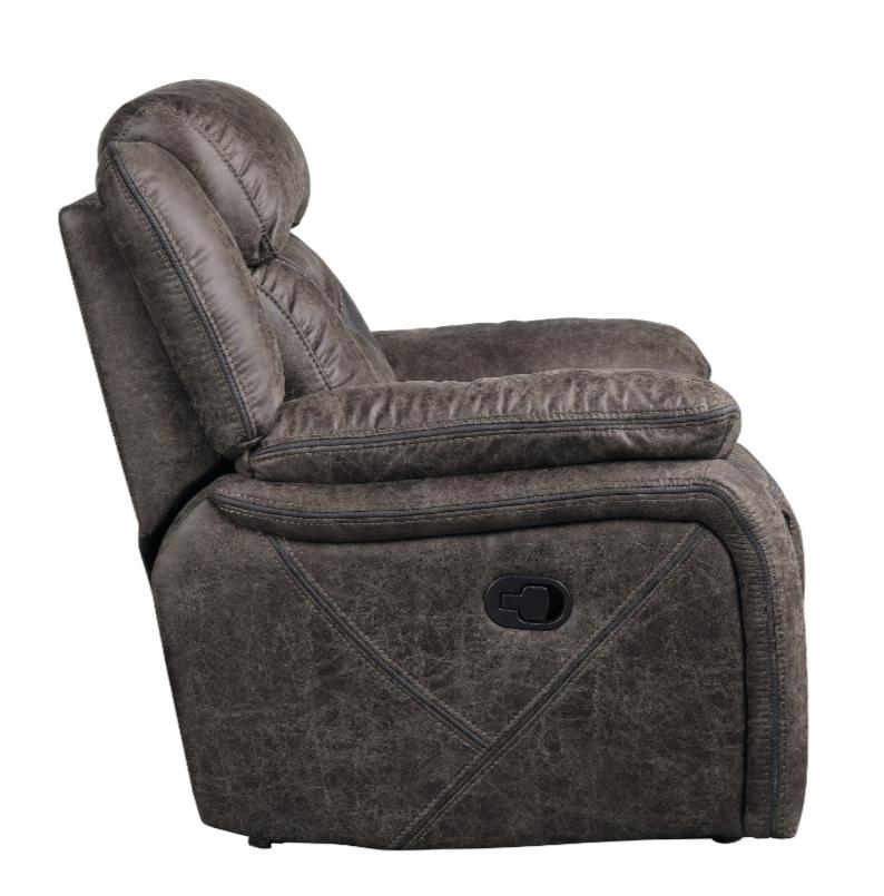 Madrona Glider Reclining Chair in Dark Brown 9989DB-1 - Furniture 4 Less Outlet (Salinas,CA)