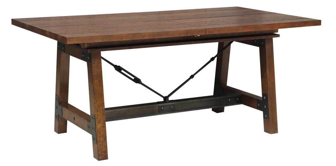 Holverson Dining Table in Rustic Brown 1715-94 - Furniture 4 Less Outlet (Salinas,CA)