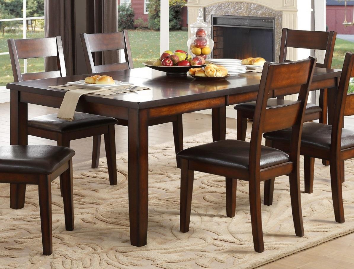 Mantello Dining Table in Cherry 5547-78 - Furniture 4 Less Outlet (Salinas,CA)