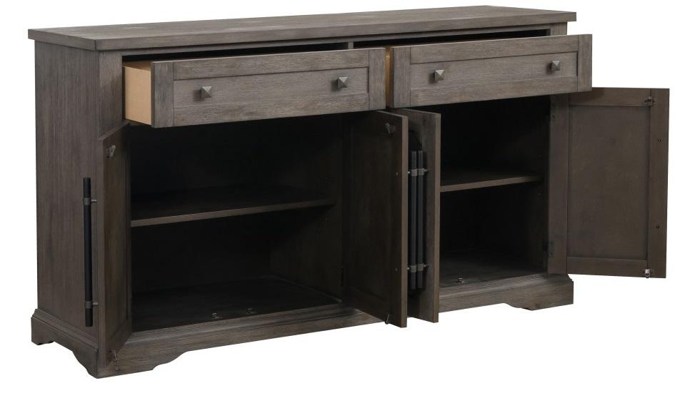 Toulon Server in Dark Pewter 5438-40 - Furniture 4 Less Outlet (Salinas,CA)