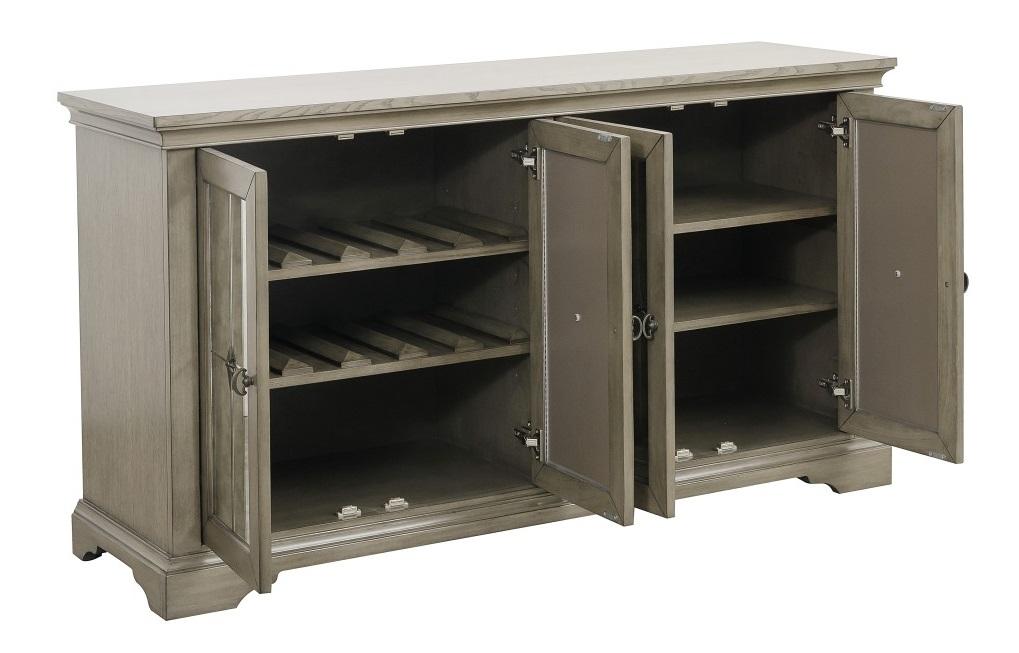 Vermillion Server in Gray 5442-40 - Furniture 4 Less Outlet (Salinas,CA)
