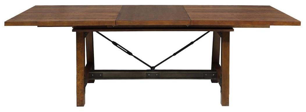 Holverson Dining Table in Rustic Brown 1715-94 - Furniture 4 Less Outlet (Salinas,CA)