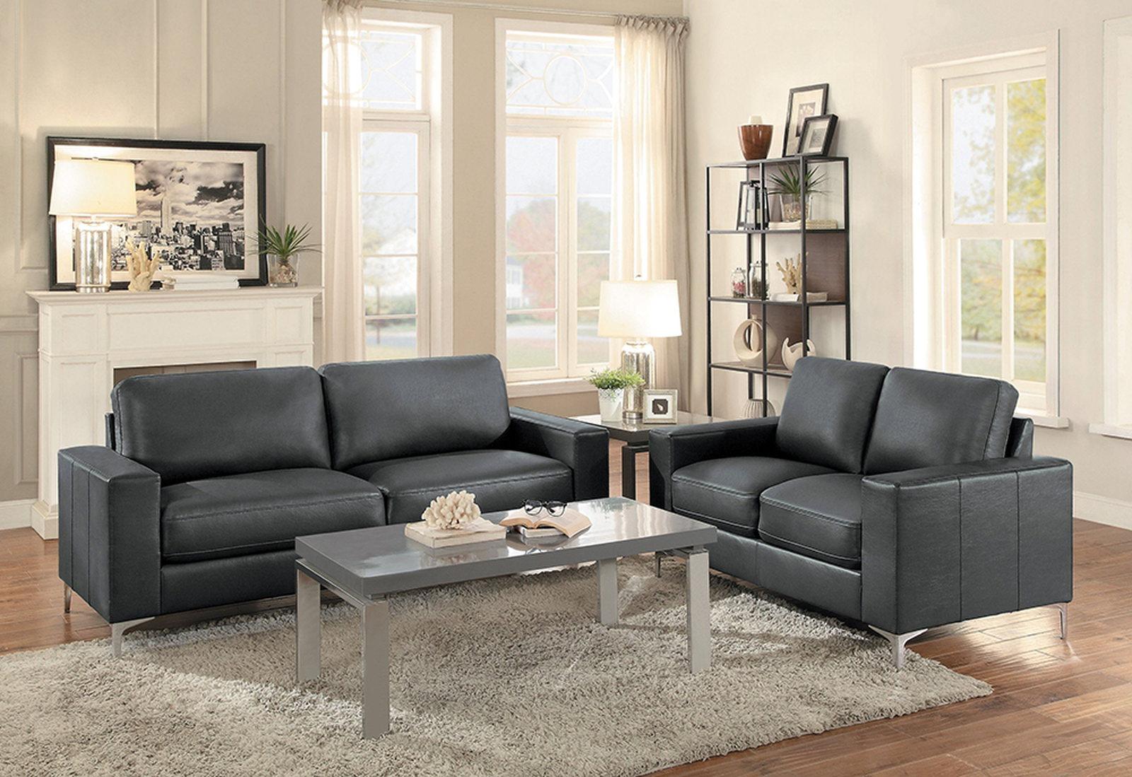 Iniko Sofa in Gray 8203GY-3 - Furniture 4 Less Outlet (Salinas,CA)