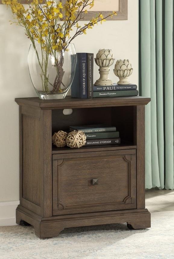 Toulon File Cabinet in Wire-Brushed 5438-18 - Furniture 4 Less Outlet (Salinas,CA)
