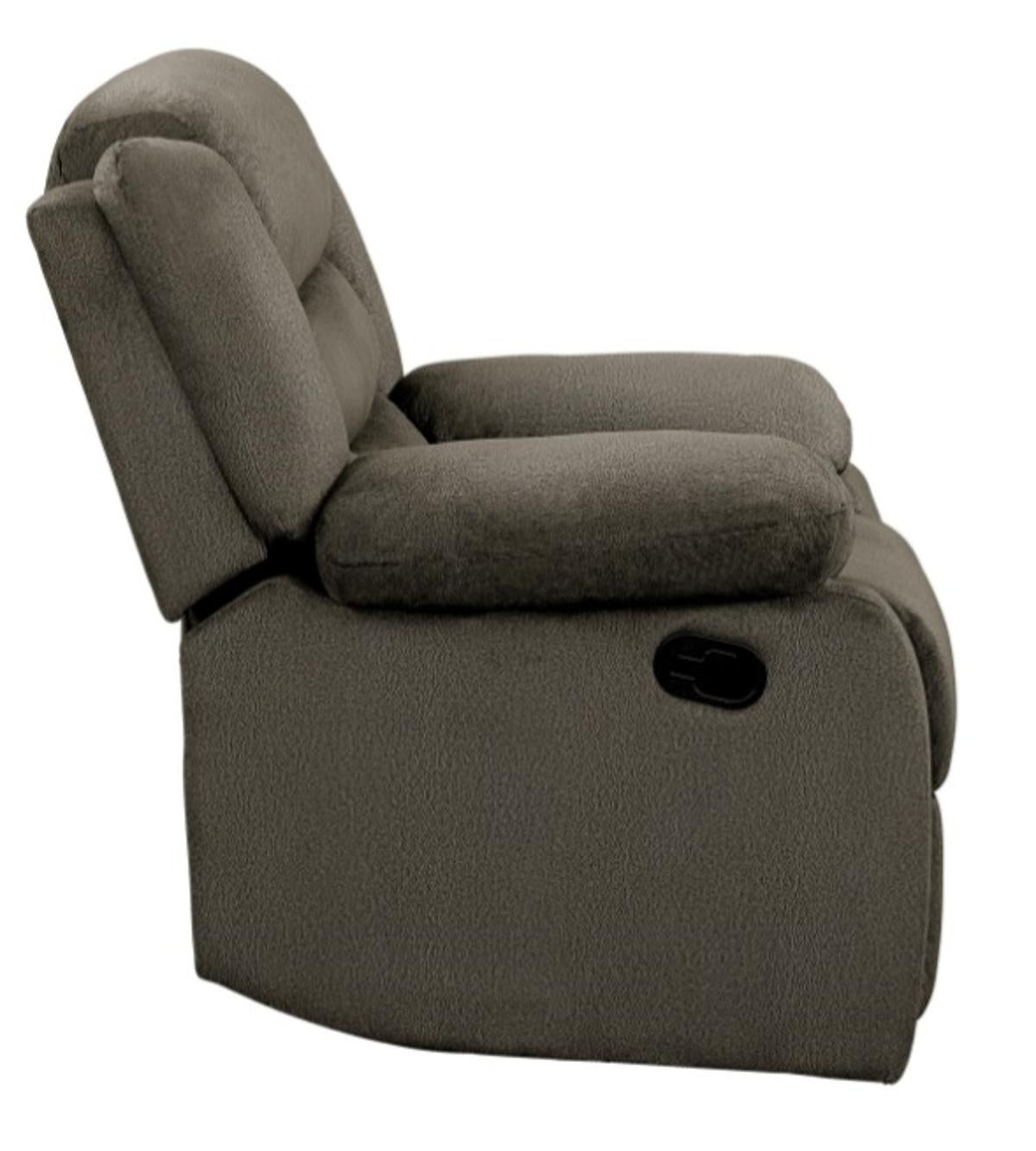 Discus Double Reclining Chair in Brown 9526BR-1 - Furniture 4 Less Outlet (Salinas,CA)