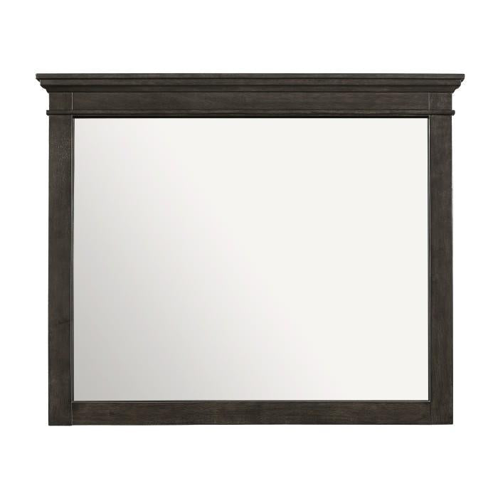 Blaire Farm Mirror in Saddle Brown Wood 1675-6 - Furniture 4 Less Outlet (Salinas,CA)