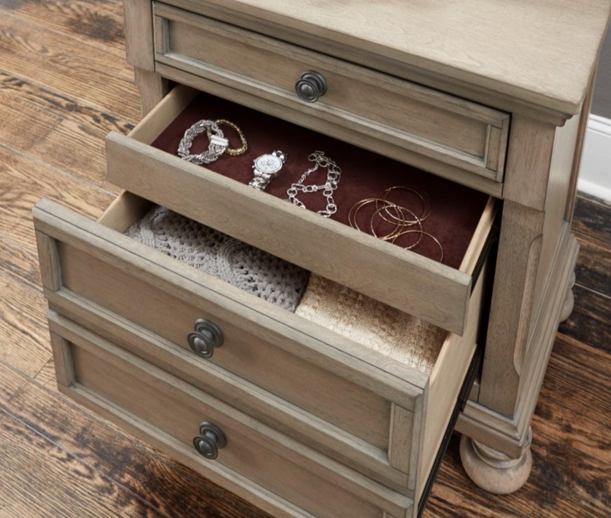 Bethel Nightstand in Gray 2259GY-4 - Furniture 4 Less Outlet (Salinas,CA)