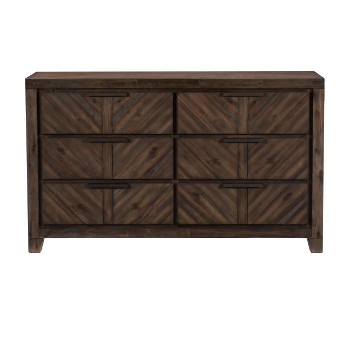 Parnell Dresser in Rustic Cherry 1648-5 - Furniture 4 Less Outlet (Salinas,CA)