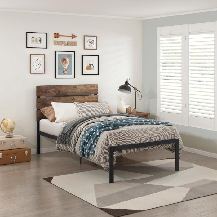 Marshall Twin Platform Bed - Furniture 4 Less Outlet (Salinas,CA)