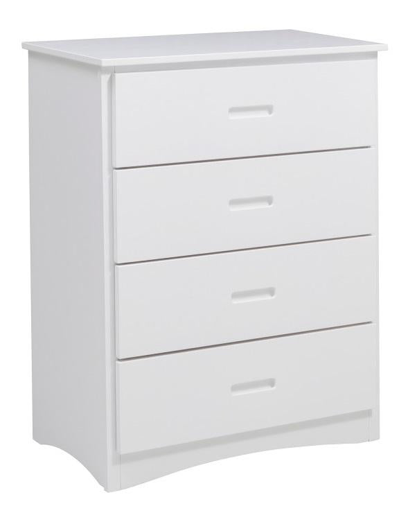 Galen 4 Drawer Chest in White B2053W-9 - Furniture 4 Less Outlet (Salinas,CA)