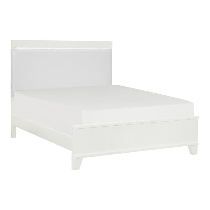 Kerren (3)California King Bed, LED Lighting - Furniture 4 Less Outlet (Salinas,CA)