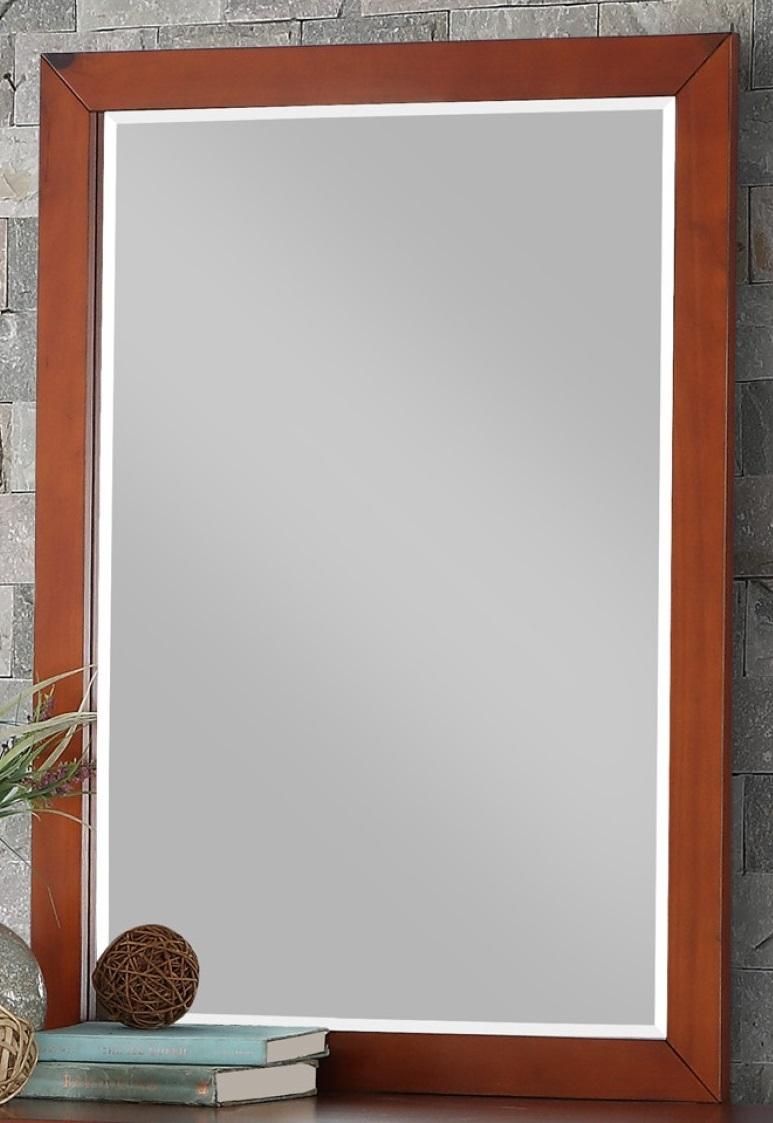 Rowe Mirror in Dark Cherry B2013DC-6 - Furniture 4 Less Outlet (Salinas,CA)