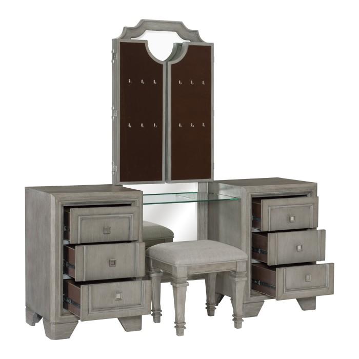 Colchester Vanity Stool - Furniture 4 Less Outlet (Salinas,CA)