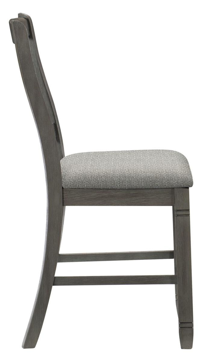 Granby Counter Height Chair in Antique Gray (Set of 2) 5627GY-24 - Furniture 4 Less Outlet (Salinas,CA)