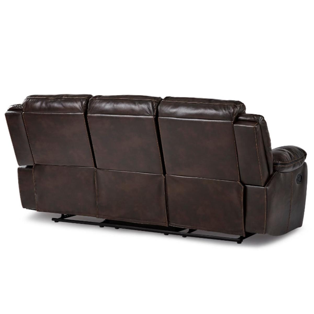 Bastrop Double Reclining Sofa in Brown 8230BRW-3 - Furniture 4 Less Outlet (Salinas,CA)