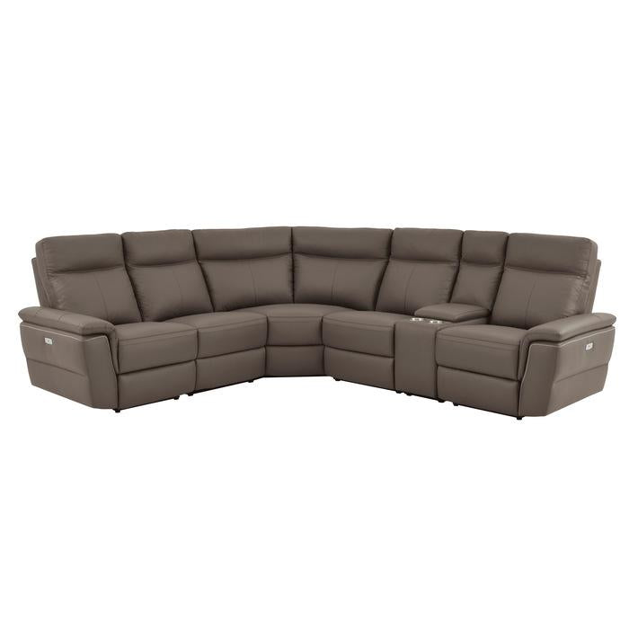 83086C1PW - (6)6-Piece Modular Power Reclining Sectional - Furniture 4 Less Outlet (Salinas,CA)