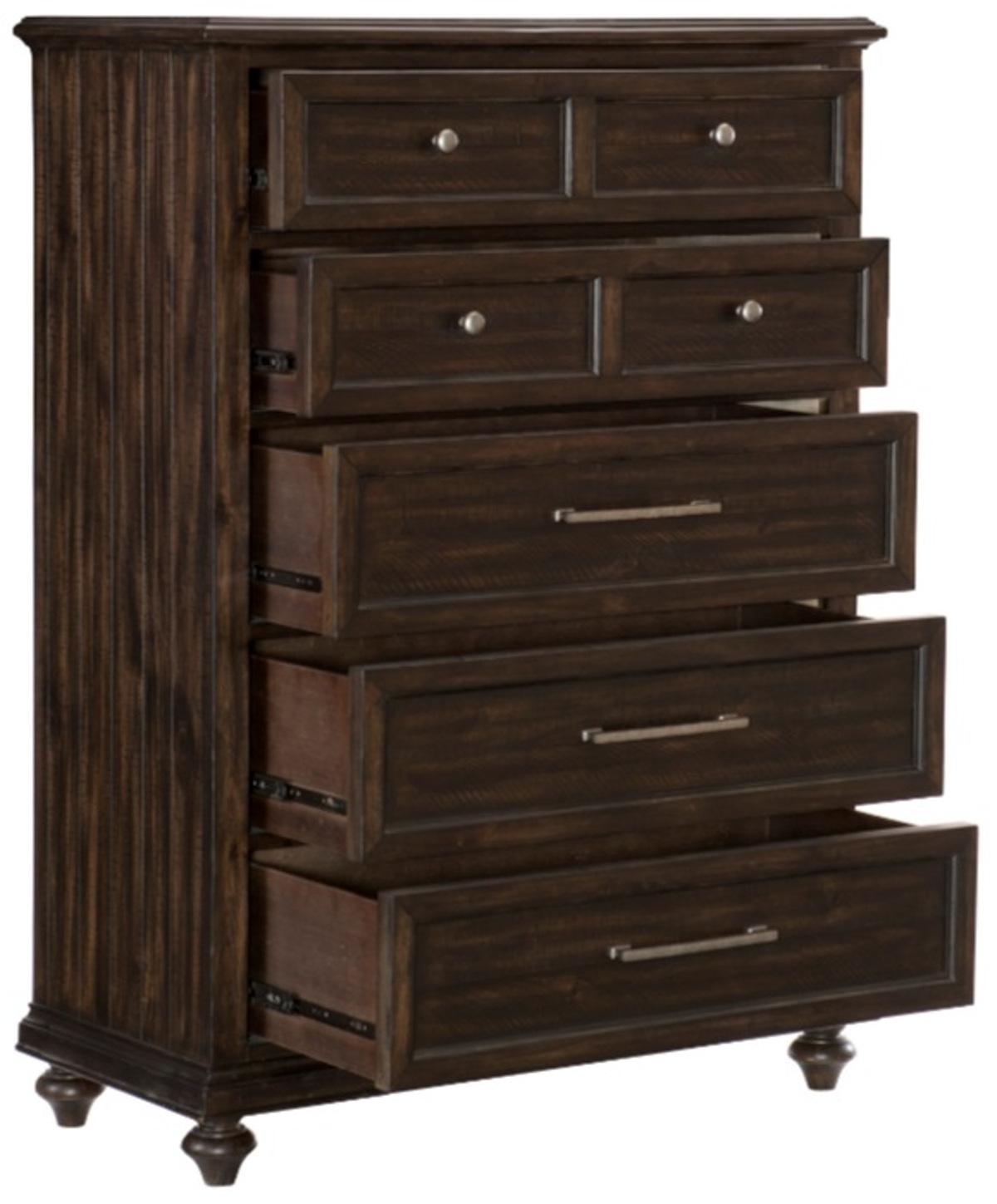 Cardona Chest in Driftwood Charcoal 1689-9 - Furniture 4 Less Outlet (Salinas,CA)