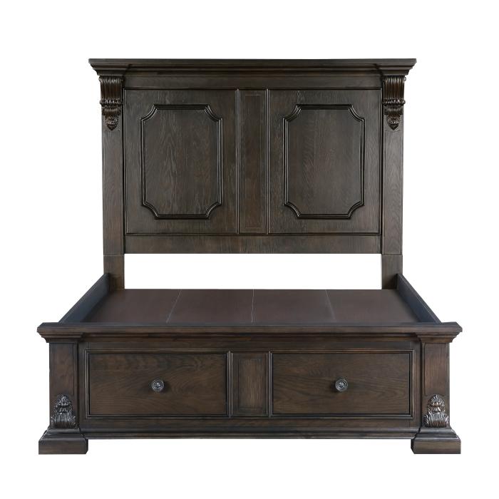 Cornwall (3) Queen Platform Bed with Footboard Storage - Furniture 4 Less Outlet (Salinas,CA)