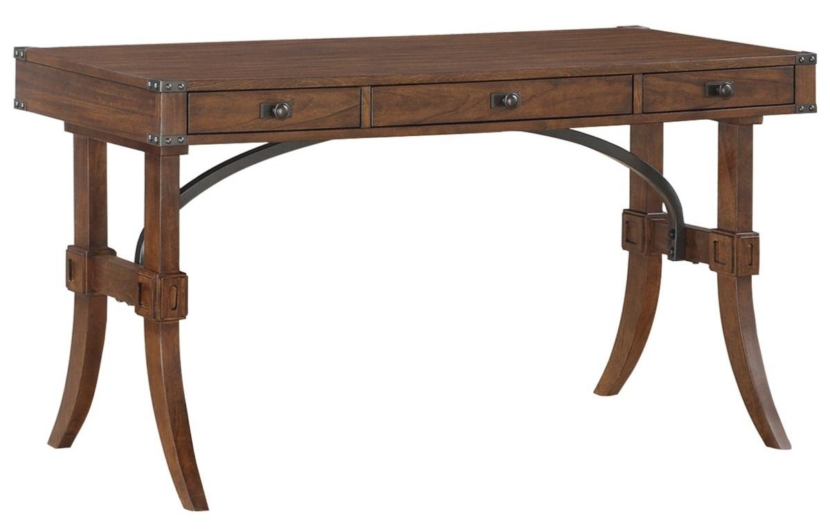 Frazier Writing Desk in Brown Cherry 1649-16 - Furniture 4 Less Outlet (Salinas,CA)