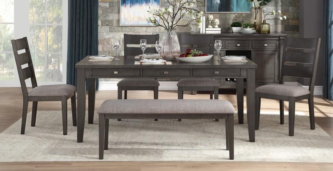 Baresford Bench in Gray 5674-13 - Furniture 4 Less Outlet (Salinas,CA)