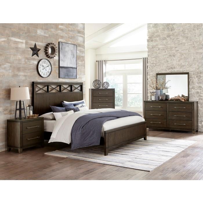 Griggs (3)California King Bed - Furniture 4 Less Outlet (Salinas,CA)