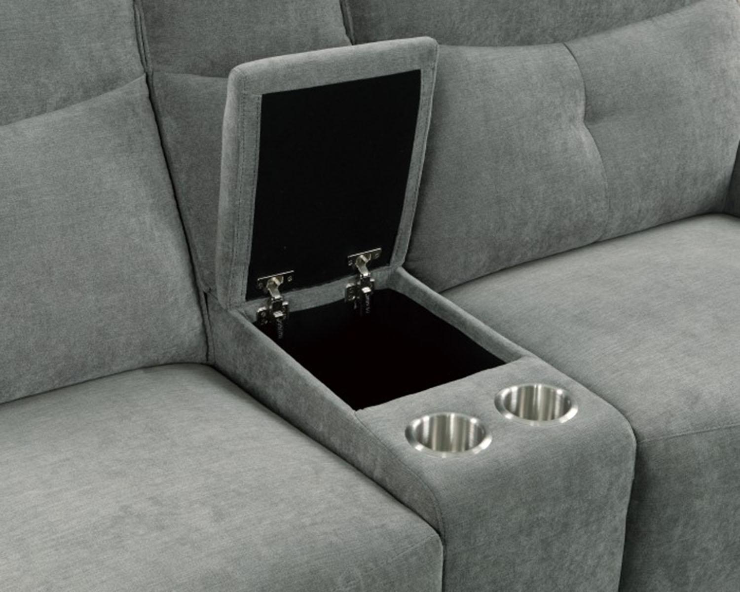 Tesoro Console in Dark Gray 9509DG-CN - Furniture 4 Less Outlet (Salinas,CA)