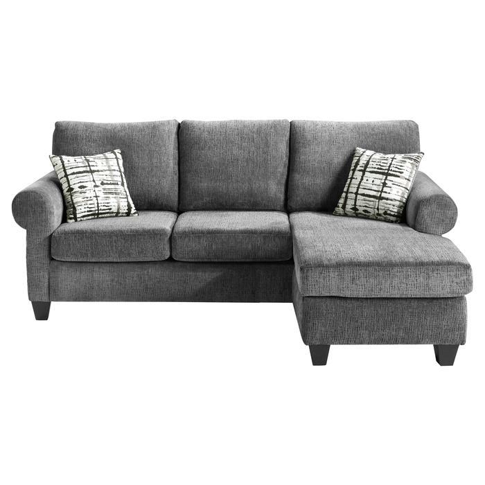 9317GY-3SC - Reversible Sofa Chaise - Furniture 4 Less Outlet (Salinas,CA)