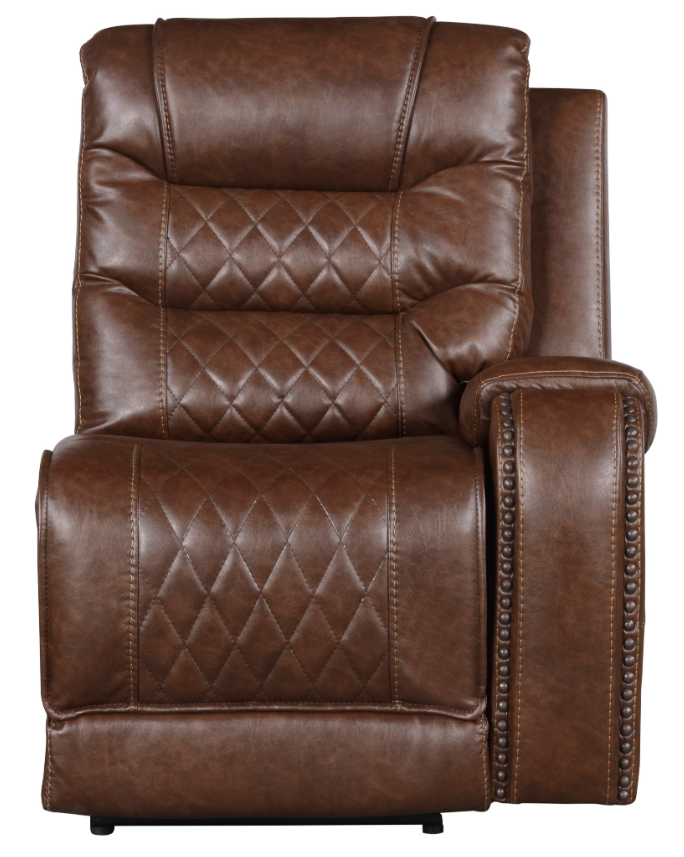 Putnam Power Right Side Reclining Chair with USB Port in Brown 9405BR-RRPW - Furniture 4 Less Outlet (Salinas,CA)