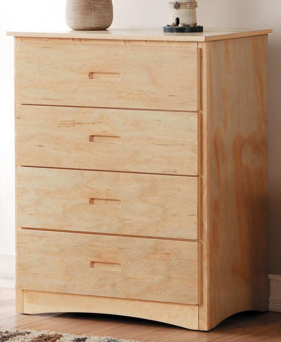 Bartly 4 Drawer Chest in Natural B2043-9 - Furniture 4 Less Outlet (Salinas,CA)