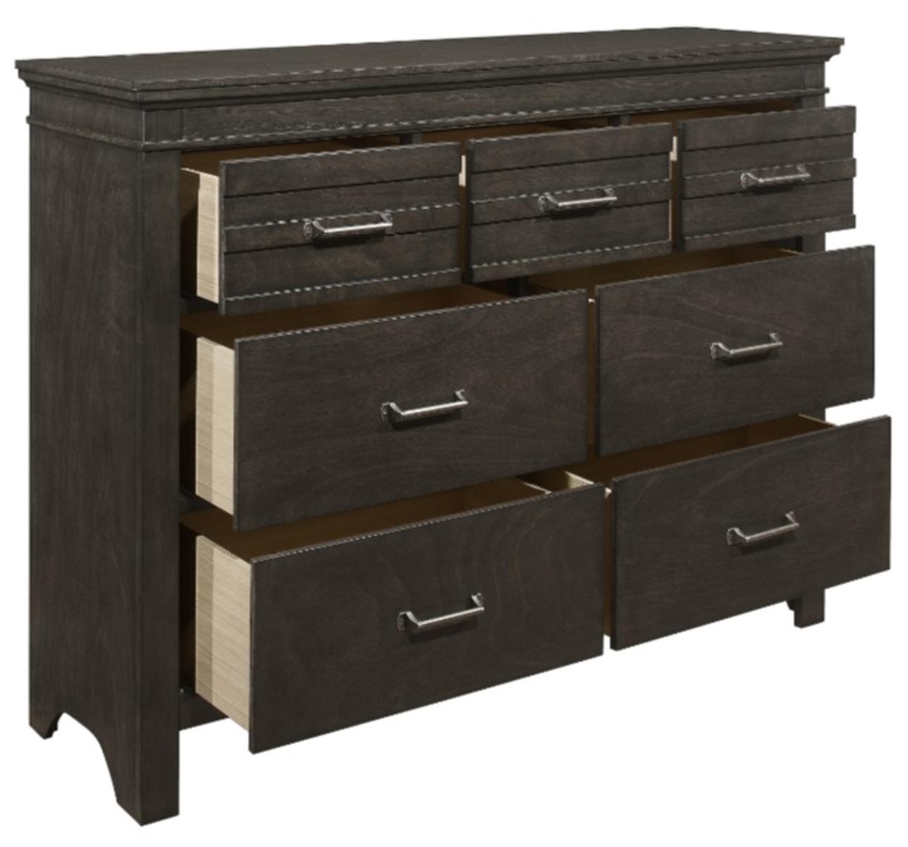 Blaire Farm Dresser in Saddle Brown Wood 1675-5 - Furniture 4 Less Outlet (Salinas,CA)
